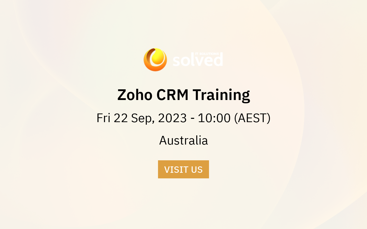 Zoho CRM Training